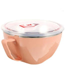 900ml Stainless Steel Instant Noodle Solid Bowl Korean Mi Goreng w Lid & Handle - RnR Galore