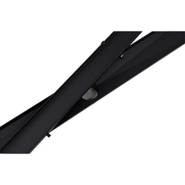 900mm Tile Insert Bathroom Shower Black Grate Drain w/Centre outlet Floor Waste - RnR Galore