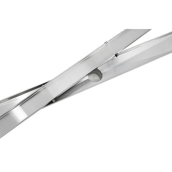 900mm Tile Insert Bathroom Shower Stainless Steel Grate Drain w/Centre outlet Floor Waste - RnR Galore