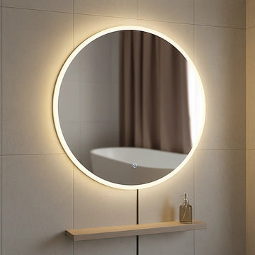 90cm LED Wall Mirror Bathroom Mirrors Light Decor Round - RnR Galore