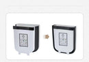 9L Kitchen Wall Mounted Foldable Waste Bin Hanging Trash Can Collapsible - Brown - RnR Galore