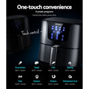 Devanti Air Fryer 7L LCD Fryers Black-5
