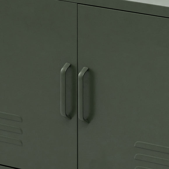 Artiss Buffet Sideboard Metal Cabinet - BASE Green