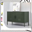 Artiss Buffet Sideboard Metal Cabinet - BASE Green-7