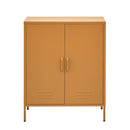 Artiss Buffet Sideboard Metal Cabinet - SWEETHEART Yellow-1