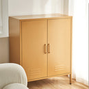 Artiss Buffet Sideboard Metal Cabinet - SWEETHEART Yellow-5
