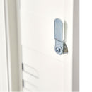 Artiss Bedside Table Metal Cabinet - White-6