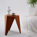 Artiss 2x Bar Stools Puzzle Plastic Foot Stool Red-5