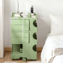ArtissIn Storage Trolley Bedside Table 5 Tier Cart Boby Replica Green-8