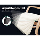 Artiss Rocking Armchair Footrest Nursing Beige Afton-7