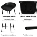 Artiss 4x Bar Stools Kitchen Counter Stools Metal-4