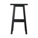Artiss Bar Stools Kitchen Counter Stools Wooden Chairs Black x2-3