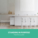 Artiss Bar Stools Kitchen Counter Stools Wooden Chairs White x2-4