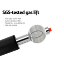 Artiss 4x Bar Stools Faux Leather Chair White-5