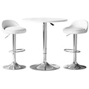 Artiss Bar Table and Stools Set Dining Desk Kitchen Chairs Cafe Pub-1