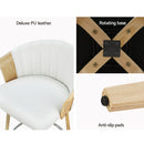 Artiss Bar Stools Kitchen Leather Barstools Swivel Counter Chairs x2-11