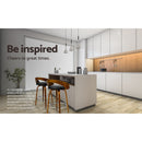 Artiss 4x Bar Stools Swivel Seat Curving Backrest-12