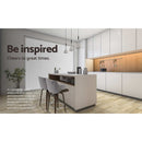 Artiss 2x Bar Stools Swivel Velvet Padded Wooden-6