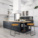 Artiss 2x Bar Stools Tractor Seat 65cm Wooden-8