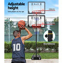 Everfit 2.1M Basketball Hoop Stand System Adjustable Portable Pro Kids Clear-3