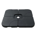 Instahut Outdoor Umbrella Base 50cm 4 Plates Stand Pod Cantilever-1