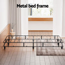 Artiss Bed Frame Double Size Metal Grey MASON-6
