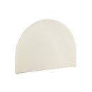 Artiss Bed Head Headboard Bed Frame Double Boucle - GREI White-1