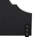 Artiss Bed Frame Bed Head Headboard King Velvet IRIS Beige-3