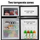 Devanti 80L Bar Fridge Mini Freezer Refrigerator Black-4
