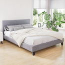 Artiss Neo Bed Frame Fabric - Grey Double-1