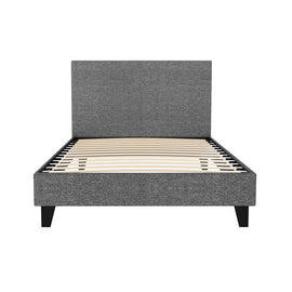 Artiss Neo Bed Frame Fabric - Grey King Single - 0