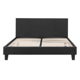 Artiss Neo Bed Frame Fabric - Charcoal Queen - 0