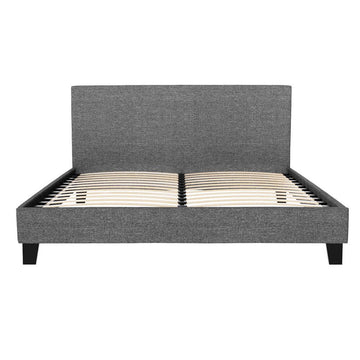 Artiss Neo Bed Frame Fabric - Grey Queen - 0