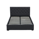Artiss Bed Frame Double Size Gas Lift Charcoal VILA-4