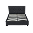 Artiss Bed Frame Double Size Gas Lift Charcoal VILA-6