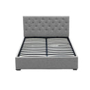 Artiss Bed Frame Double Size Gas Lift Grey VILA-5