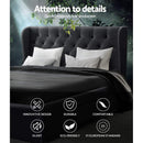 Artiss Bed Frame Queen Size with 4 Drawers Charcoal MILA-5