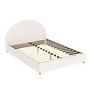 Artiss Bed Frame Gas Lift Strorage Beds Base Platform Boucle Fabric Queen ELLA-2