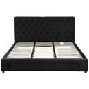 Artiss King Bed Frame Storage Charging Station Upholstered 3 Drawers USB Type-C-4