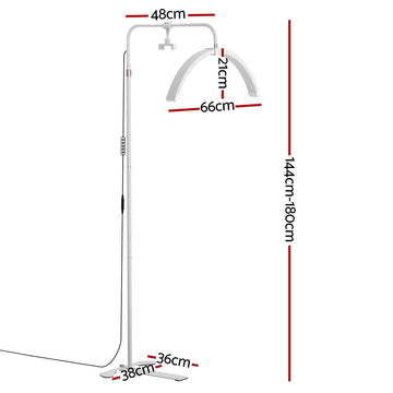 Embellir LED Beauty Light Half Moon Lamp Makeup Tattoo Eyelash Extensions Salon - 0