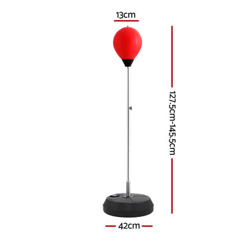 Everfit Adult Punching Bag Stand 150cm Adjustable Freestanding with Gloves and Pump - 0