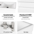 Cefito Vanity Unit 400mm with Basin White-8