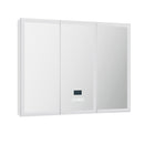 Bathroom Mirror Cabinet LED Light 900x720mm Medicine Wall Storage-4