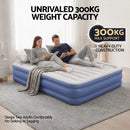 Bestway Queen Air Mattress with Built-in Pump Tritech Inflatable Bed 46cm-7