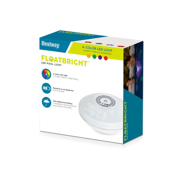 Bestway Pool Float Lamp LED Lights 7 Modes Multi Color Lamps For Pools