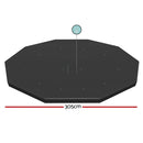 Bestway Pool Cover Fits 3.05m Round Above Ground Swimming Pool PVC Blanket-2