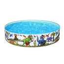 Bestway Kids Pool 183x38cm Round Above Ground Rigid Swimming Pools Dinosaur 946L-1