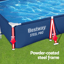 Bestway Swimming Pool 300x201x66cm Steel Frame Above Ground Pools 3300L-5