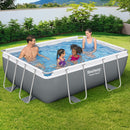 Bestway Swimming Pool 282x196x84cm Steel Frame Above Ground Pools Filter Pump 3662L-7