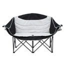 Weisshorn Camping Chair Double Folding Moon Chair Portable Seat 240KG-3